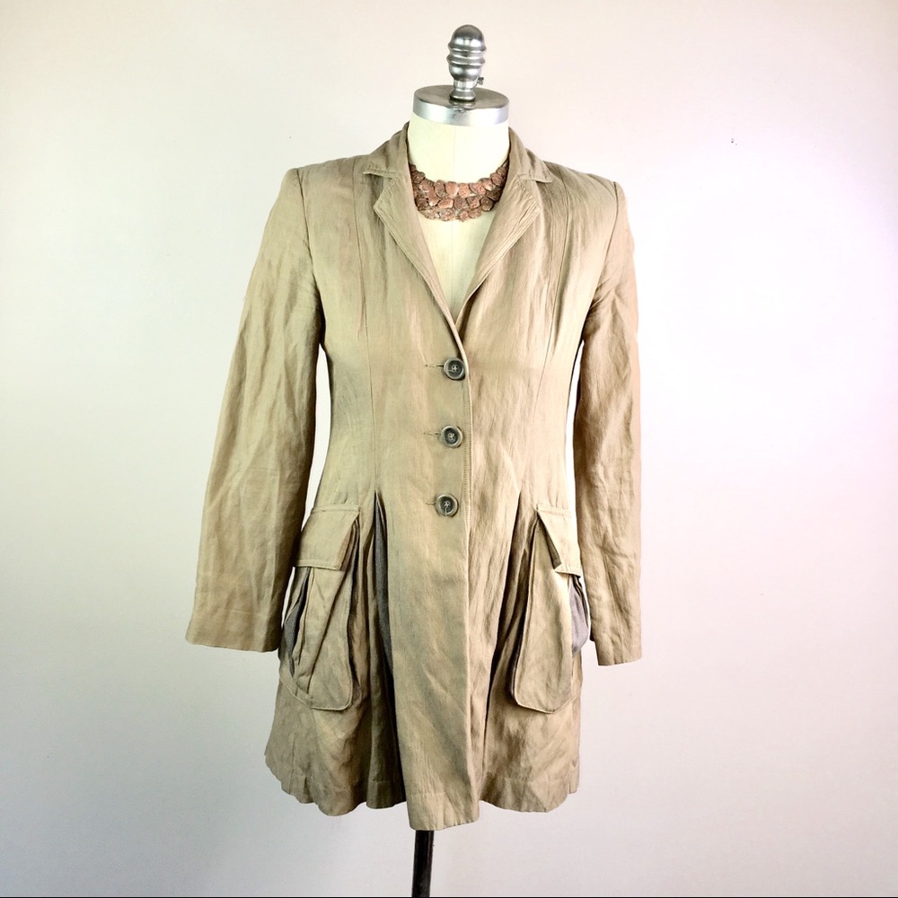 CABI Steampunk Trench Coat Jacket Treasure Hunter
